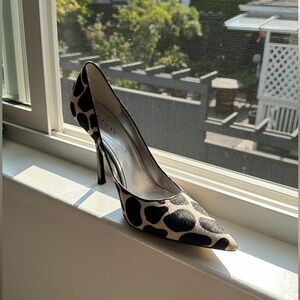 VINTAGE | Guess Cow Print Heels | 9.5W